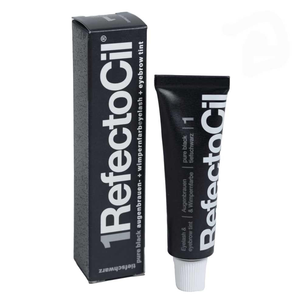RefectoCil Cream Hair Dye (PURE BLACK) .5oz by RefectoCil