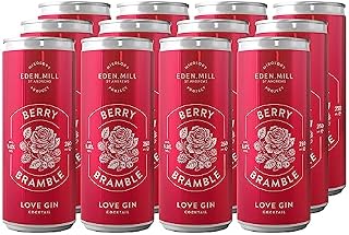Eden Mill St Andrews Berry Bramble Love Gin Pre-Mixed Cocktails 250 ml Cans (Pack of 12)