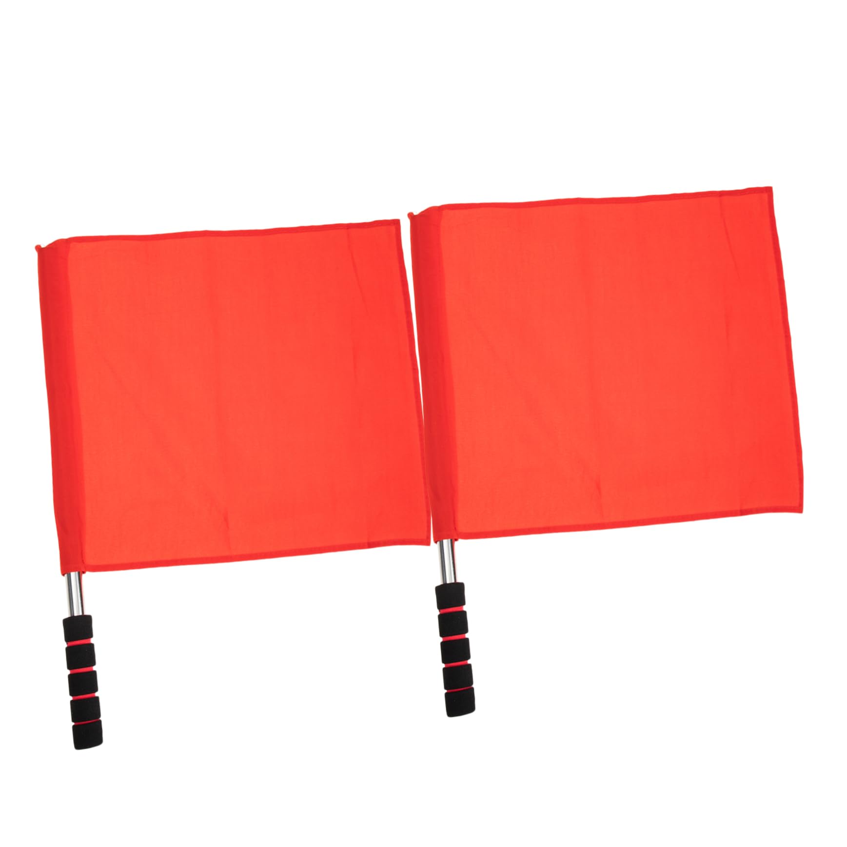 NULYLU Match Referee Flags Hand Signal Flags Bright Fabric Comfortable Handle