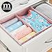 mDesign Fabric Drawer Organizer Bins, Kids/Baby Nursery Dresser, Closet, Shelf, Playroom Organization, Hold Clothes, Toys, Diapers, Bibs, Blankets, Set of 2, 2 Pack, Pink/White Polka Dot