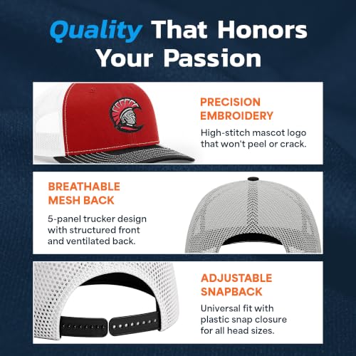 Gorra Trucker NCAA Richardson 112 Snapback miniatura 4