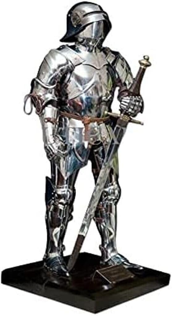 Medieval Gothic Wearable Suit of Armour Full Body Wearable Armour Costume Silver