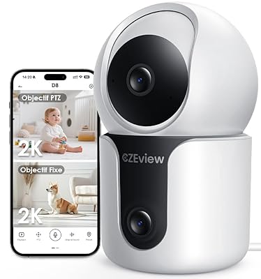 Caméra 360° WiFi — Surveillance globale