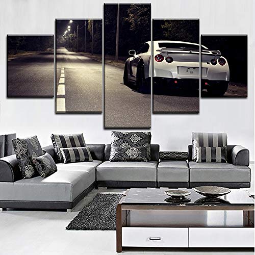 Tableau Nissan Skyline GTR 5 pièces déco maison - 5