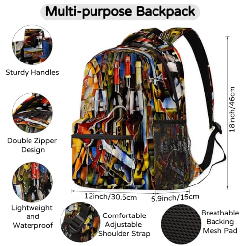 Sac à dos de voyage thématique vin pour protéger votre ordinateur portable - 2