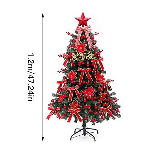 perfecti 1.2M Künstlicher Weihnachtsbaum Komplett Geschmückt Dekoriert 