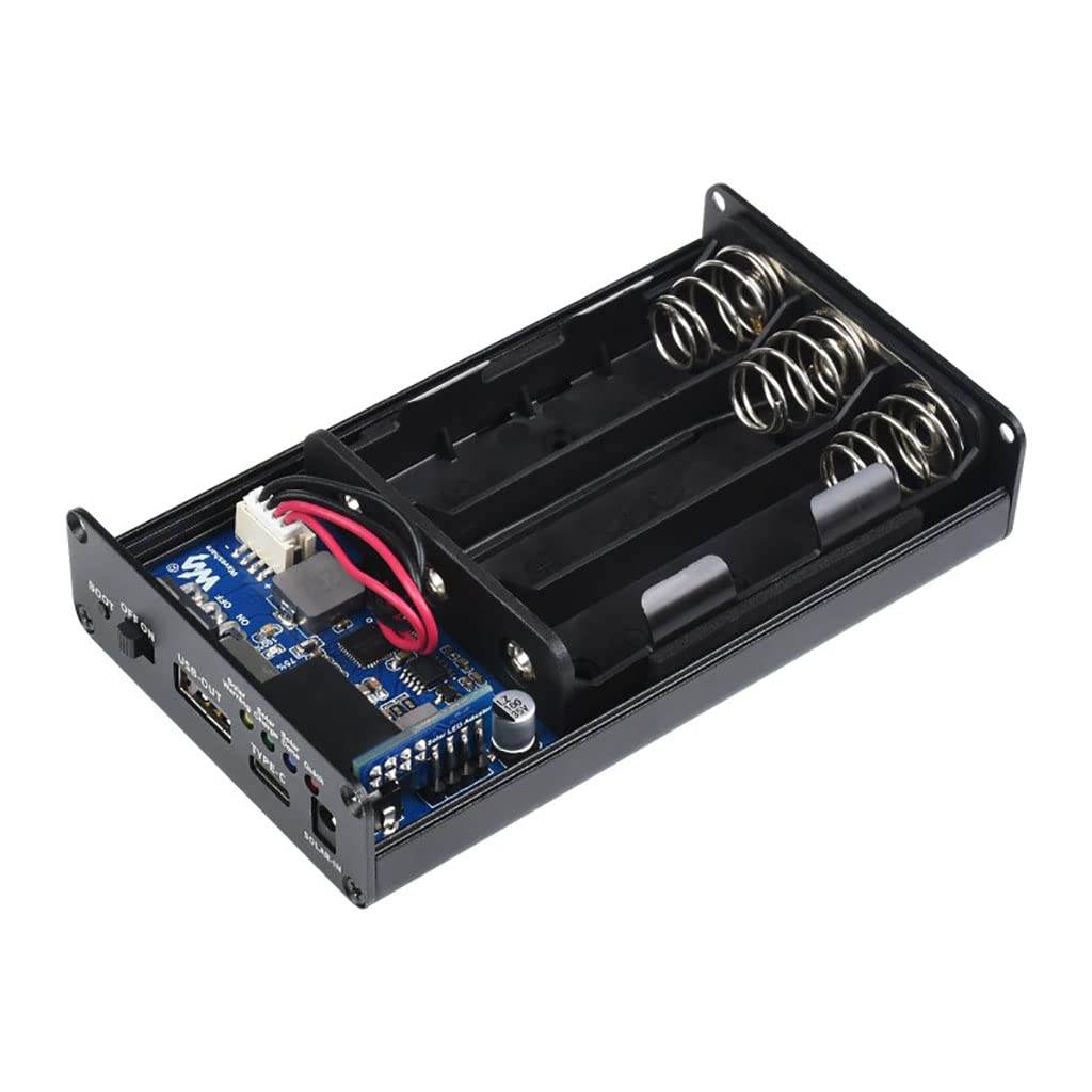 Solar Power Manager (C), Compatible with 6V~24V Solar Panels, Supports 3X 18650 Batteries(Not Include), Supports MPPT Function