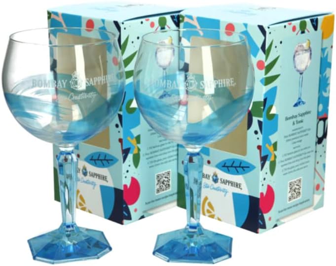 Yeelua Pink Gin Glass Gifts For Women, Coloured Gin Glasses - View #10