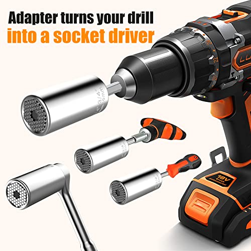 Fathers-Day-Gifts-from-Daughter-Son-for-Dad-Super-Universal-Socket-Tools-Gifts-for-Dad-Husband-Grandpa-BoyfriendStocking-Stuffers-for-Men-Socket-Set-with-Power-Drill-Adapter-Cool-Gadgets-for-Him Fathers Day Gifts from Daughter Son for Dad Super Universal Socket Tools Gifts for Dad Husband Grandpa BoyfriendStocking Stuffers for Men Socket Set with Power Drill Adapter Cool Gadgets for Him