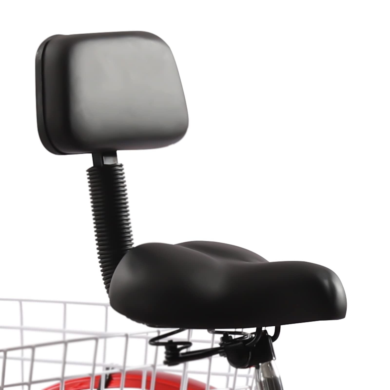 WooDerson Tricycle 24 Pouces Pour Adultes, Réglable, Avec Panier Et Dossier, 7 Vitesses, 3 Roues, Tricycle De Courses Pour Personnes âgées, Jusqu'à