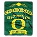 NCAA Oregon Ducks College Label Raschel Throw, 50 x 60-Inch