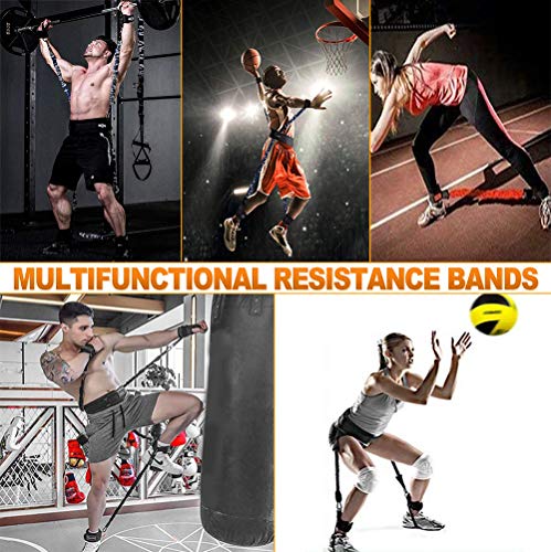 Widerstandsbänder Boxen Resistance Bands Boxing: Sfeexun Kampfsport Box Widerstandsbänder für Boxen Sport, Boxing Resistance Band für Kickboxen MMA, 300/200/150Lbs