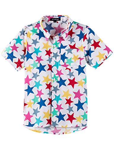 Spring&Gege - Camicia a maniche corte in popeline