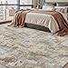 tchdio Area Rug 5x7 Rugs for Living Room- Abstract Soft Living Room Rug-Non Slip Carpet-Machine Washable Rug for Bedroom Dining Room Home Office Modern Rugs Light Grey/Brown/Beige