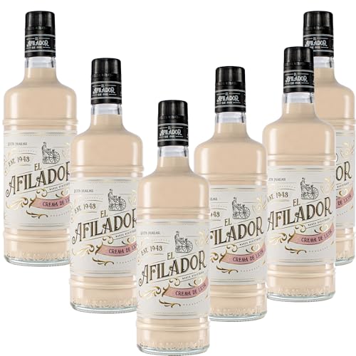 El Afilador Crema de Licor – Auténtico Licor Gallego con Base de Crema de Leche – Pack 6 Botellas de 700 ml​