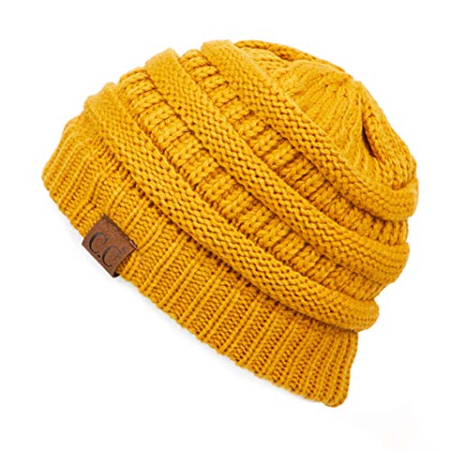 C.C Exclusives Cable Knit Beanie - Thick, Soft &...