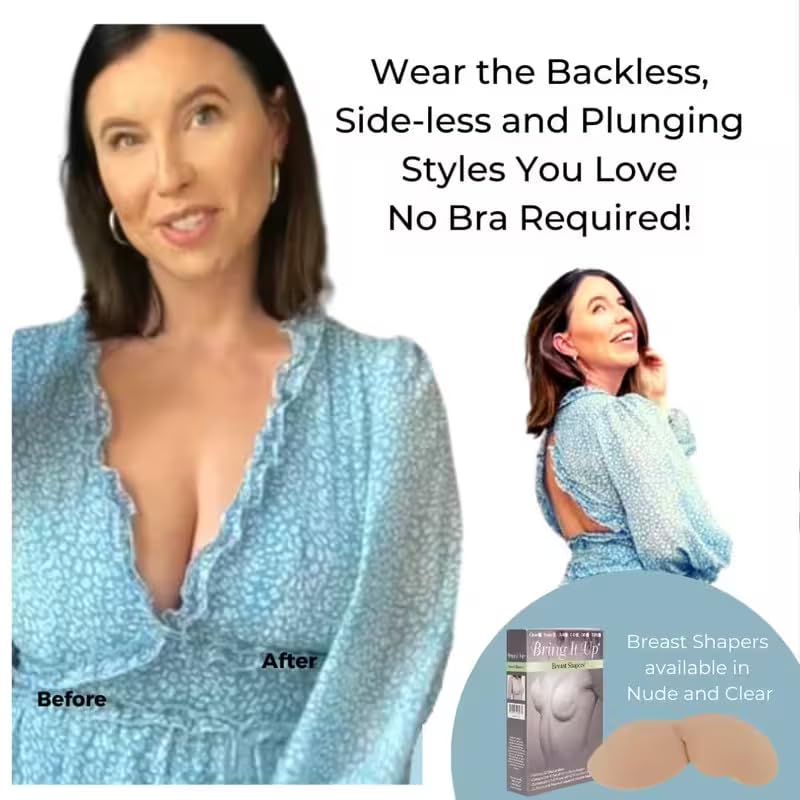 Push Up Sticky Bra, Breast Lifters, Breast Shaper, Adhesive Bra, Nipple Cover, Pasty, Cup Size DDD, Nude3