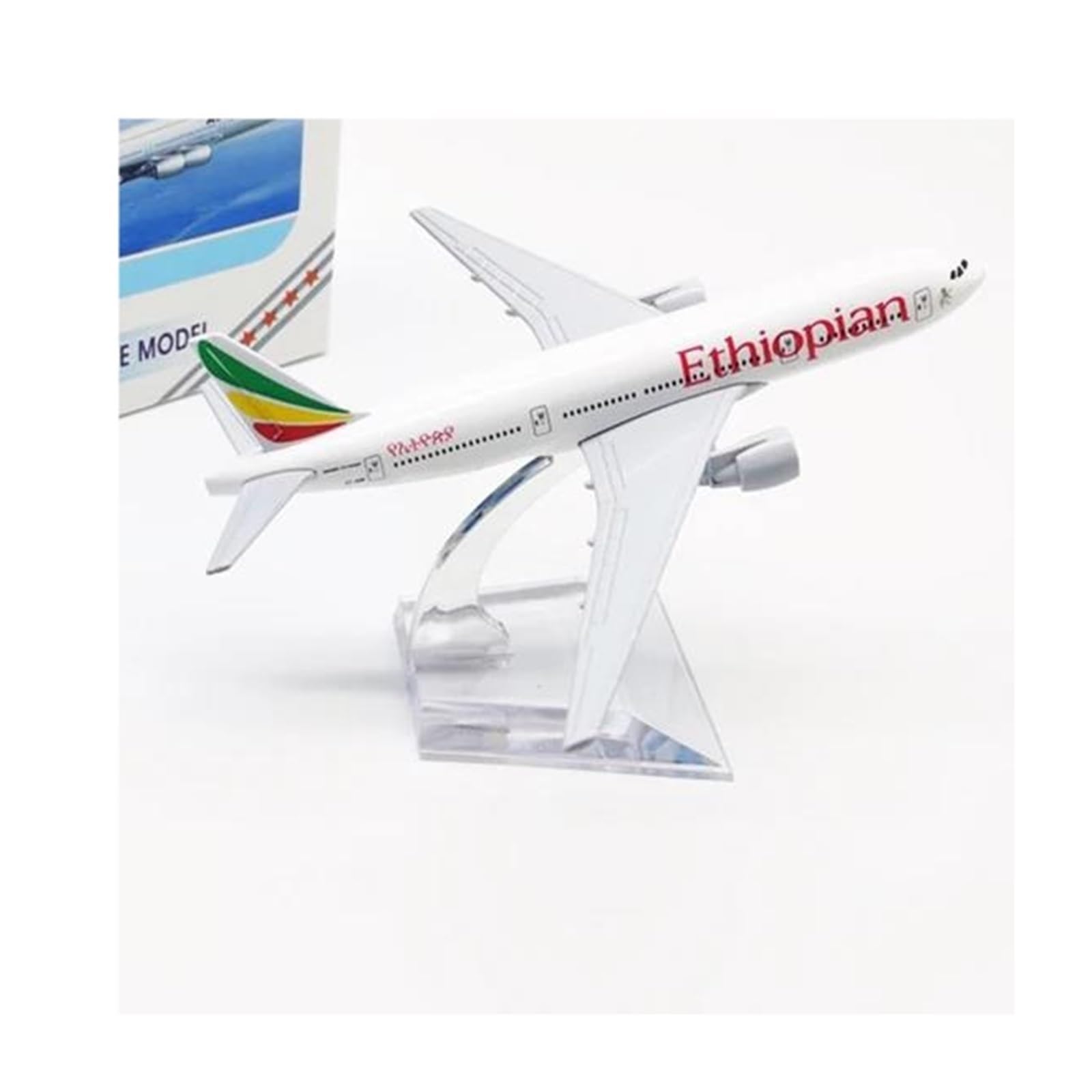 Odlewany metalowy samolot 16 cm dla Ethiopia Airways B777 Airlines Model samolotu ze stopem podstawowym Do kolekcjonerskich pokazów pamiątkowych do kolekcji i ekspozycji