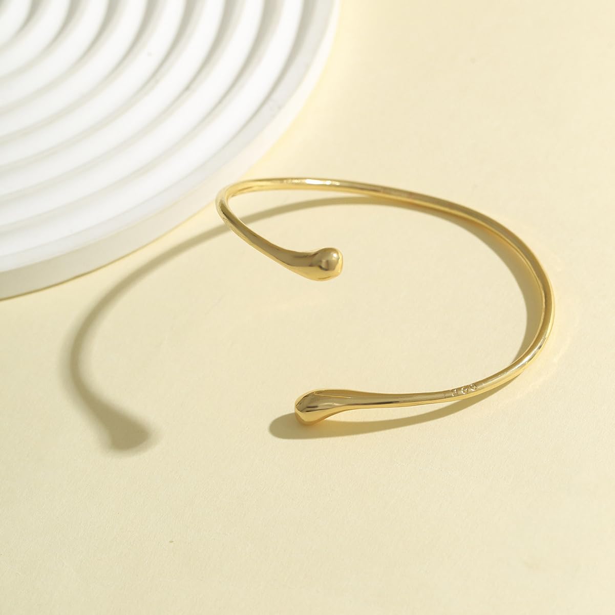 Shining Diva Fashion Gold Plated Stylish Kada Bajuband Bracelet Armlet for Women and Girls (16643b) 1