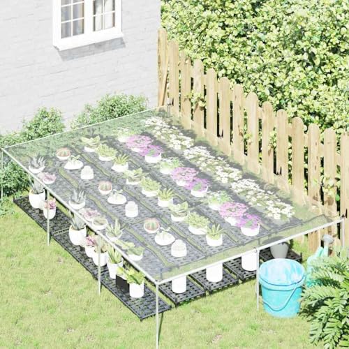 Bâche en PVC transparente solide face aux déchirures pour abri extérieur