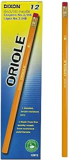 Dixon 499392 Oriole Wooden Pencils No. 2 Soft Lead Dozen (12872)