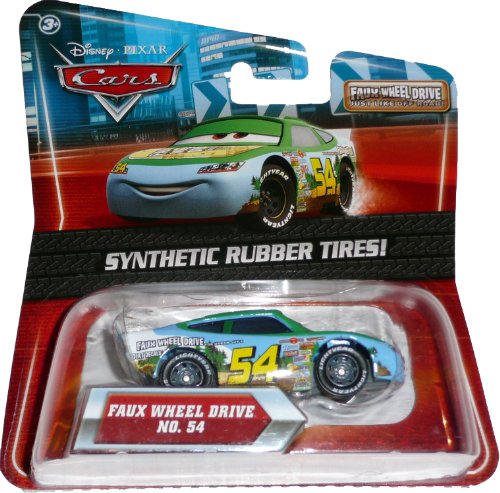 Disney / Pixar CARS Movie 1:55 Die Cast Car Motor Speedway of the South #54 Faux Wheel Drive