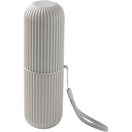 Amazon Rayuso 歯ブラシケース 携帯用 旅行 出張 うがいカップ 歯磨きコップ 歯ブラシ立て バス用品 グレー 歯磨きコップ ホーム キッチン オンライン通販