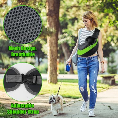 Hundetragetasche Hunderucksack: Tragetasche Hund Einstellbar Hundetragetasche bis 6kg, Hundetasche für kleine Hunde und Katzen Atmungsaktiv Mesh Katzenrucksack für Spaziergang Aktivitäten im Freien