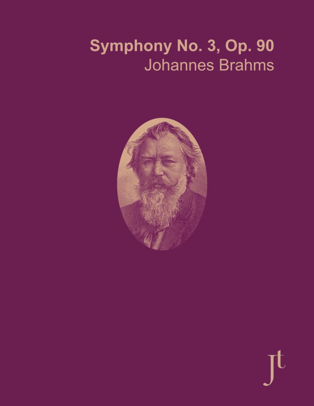 Brahms Symphony No. 3, Op. 90: Full bound score for study, review, and performance