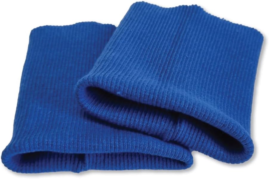 USIT, Cotton Finished Knit Cuffs, 3"x3.5", Ideal for Repairing Sweaters and Sweatshirts, 1 Pair, Cream