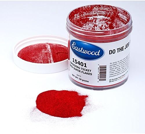 Eastwood 50 G Speeding Ticket Red Super Flakes Customize Project With Colors And Effects 50 Grams Per Gallon Touch Up Automotive Paint