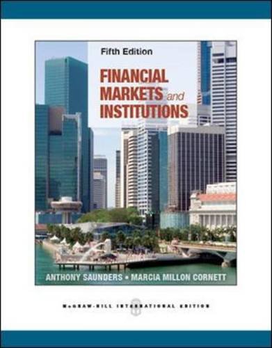 Financial Markets and Institutions