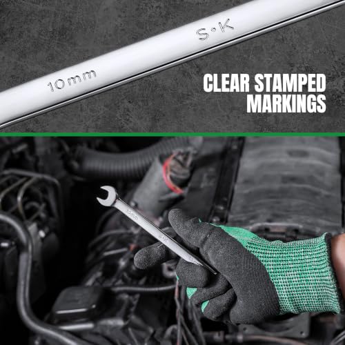 Image of SK 10 mm Combination Wrench, Metric, Premium CR-V Steel