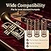 Valve Piston Spring Compatible with Bach Stradivarius Strad Trumpet, Replacement Springs fit for Allora AAFG-103F and CecilioTrumpet (3 Pack)