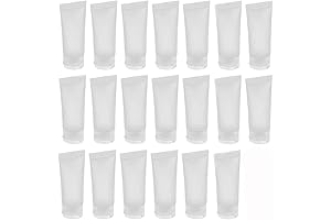 20ml Lip Gloss Tubes x 20PCS — Translucent Refillable Containers