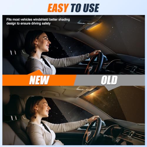 Image of Nilight 16LED Amber Dash Strobe Light Cigarette Lighter Plug | Dual-Switch 2-in-1 Deck Split Flashing Lights for Truck Construction Pickup Interior Front /Rear Windshield Mount 30 Modes