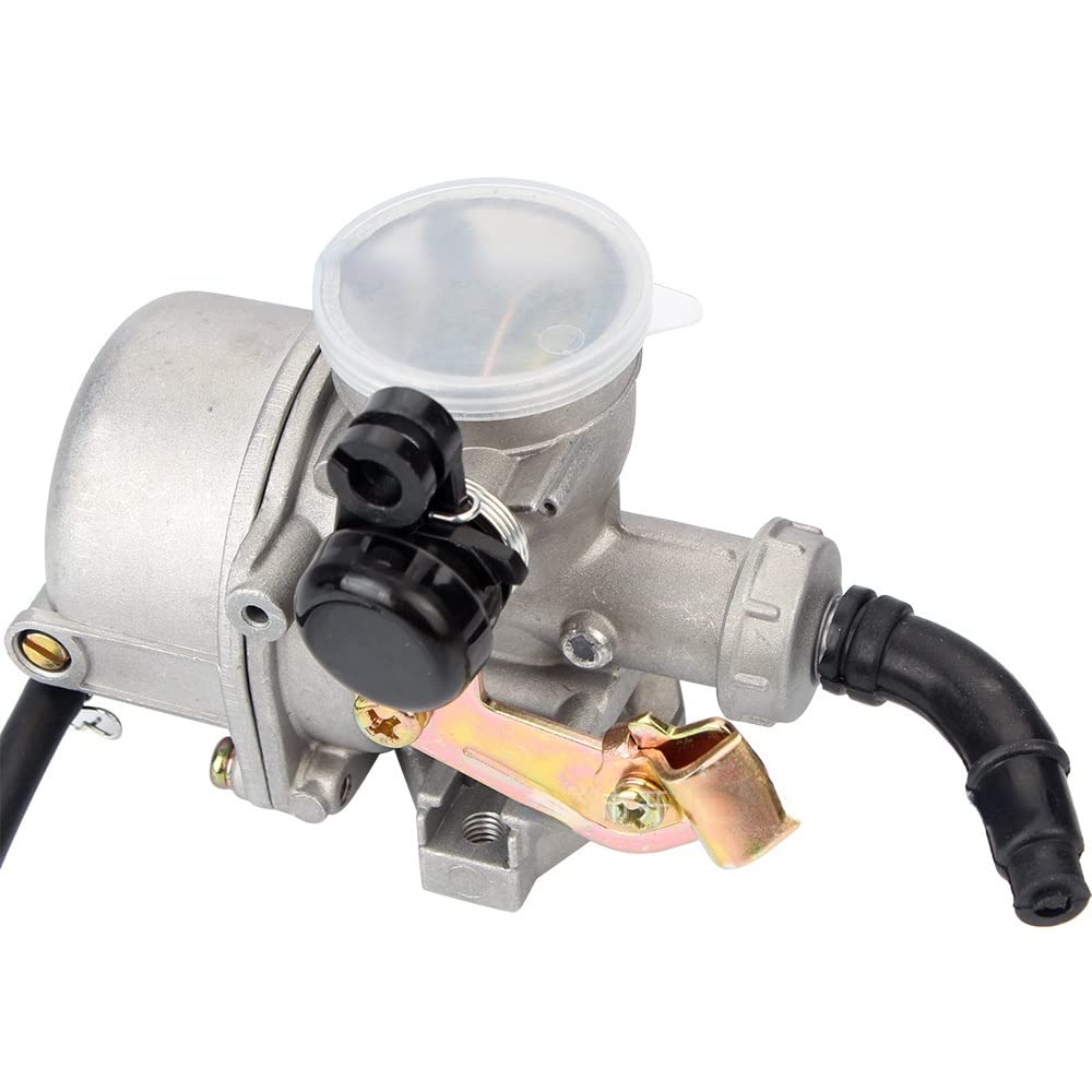 Carburador Carburador Estrangulador De Cable Carburador 19mm para Ciclomotor 50cc 70cc 90cc 110cc Quad ATV con Tapa Tanque Combustible Motocicleta PZ19 Conjunto Carburador