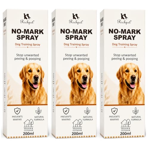 Image of No-Mark Dog Repellent Spray for Pee & Poop, Indoor & Outdoor, 200ml (Pack of 3)