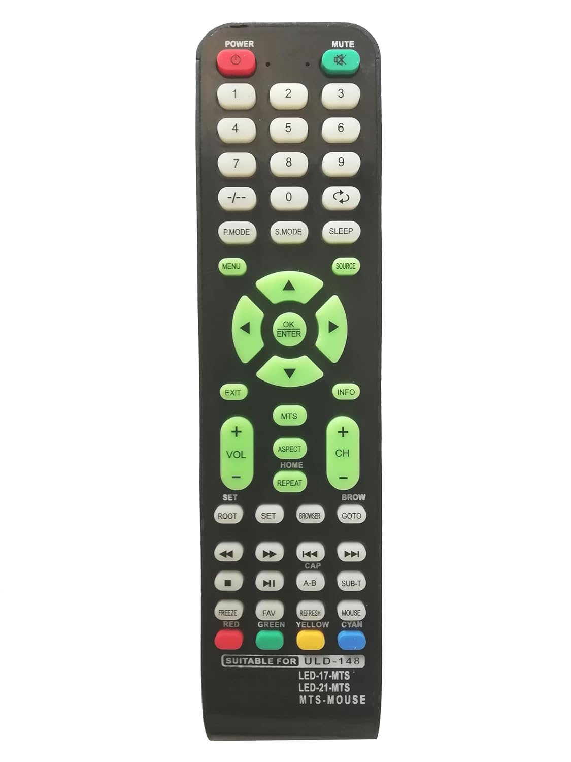 Buy BhalTech ULD-148 LCD LED Smart TV Universal Remote Control