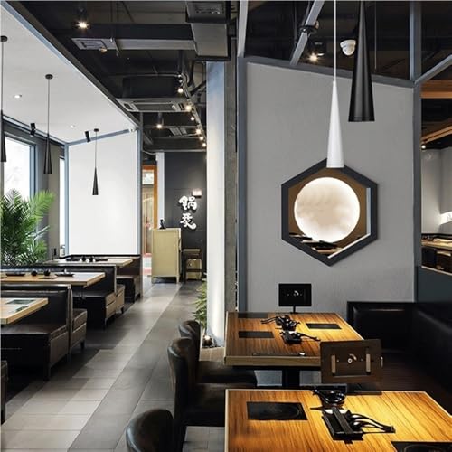 Suspension LED moderne aluminium pour salon et chambre - 4