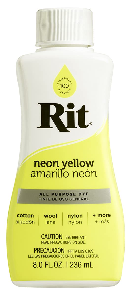 Rit All Purpose Liquid Dye Neon Yellow 236ml