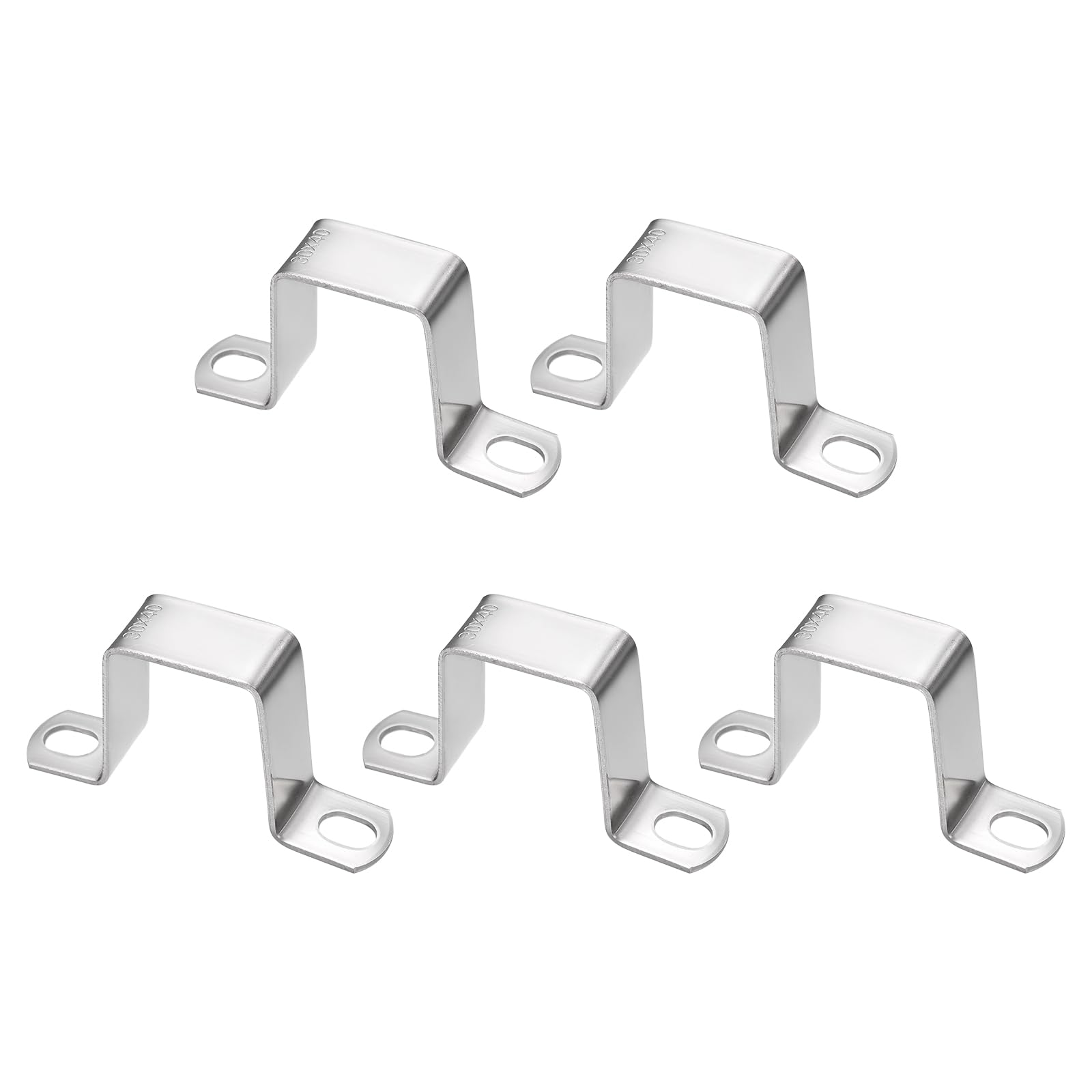 Abrazaderas de tubo cuadradas de 30x40 mm de acero inoxidable 304