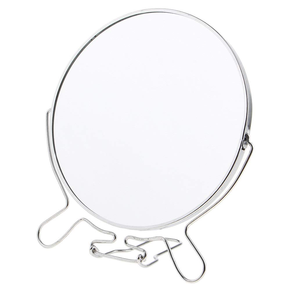 FLYIODFCXV Cosmetic mirror, 360 Degree Vanity Tabletop Magnifying Makeup Mirror 1X/2X Magnification Stand