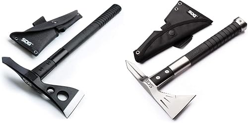 SOG Tomahawk táctico - Hacha de lanzamiento, hacha táctica de supervivencia versátil y hacha táctica Tomahawk - Mini hacha táctica Voodoo Hawk,
