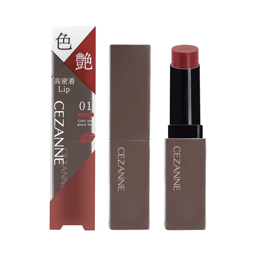 Cezanne Lip Color Shield 01, Figure Brown, 0.1 oz (3.7 g