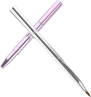 2pcs cepillo de maquillaje de doble punta ret...