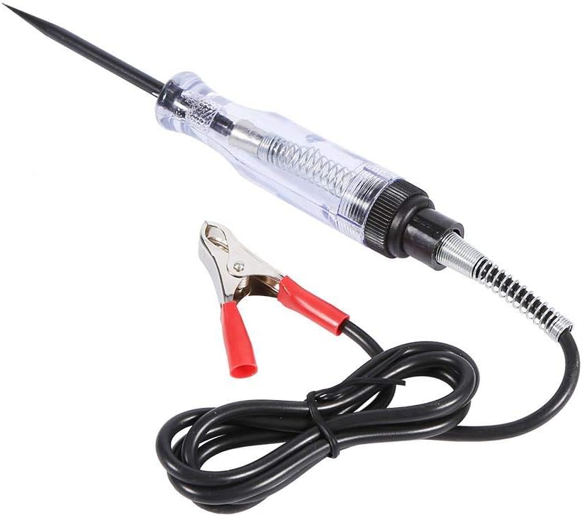 Keenso Circuit Tester, 6V/24V Car Tester Test Light Electrical Tester Screwdriver Tester Electric Current Tester Screwdriver Auto Test Light Mechanic Tool