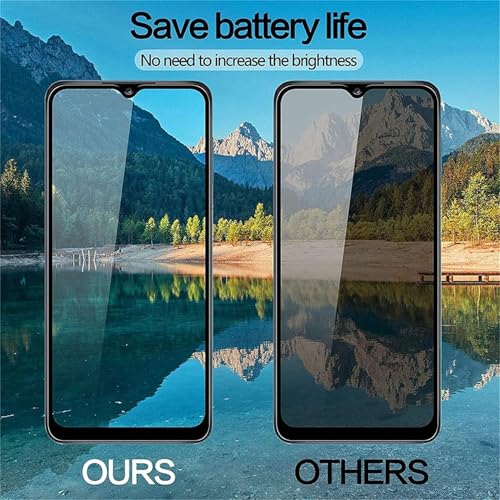Image of STP FEEL Premium Grade Privacy Tempered Glass Screen Protector Guard Compatible For Lava Shark 5G (6.75 Inch, Pack of 1) Full Edge to Edge Coverage Anti-Spy /Anti-Peeping 9H Hardness