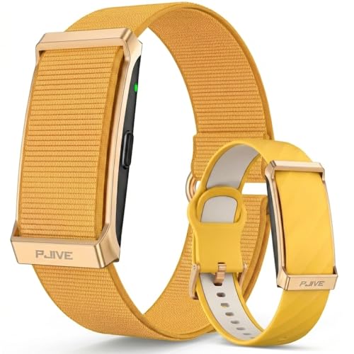 Image of Smart Bracelet, Health Fitness & Activity Tracker Yellow