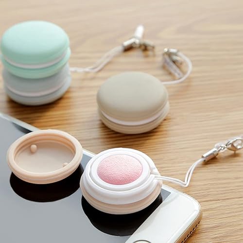 Miniatura 4 de Gatuida Toallitas para pantalla de teléfono, limpiadores de pantalla de teléfono, toallitas de limpieza de teléfonos celulares Macaron, cepillo
